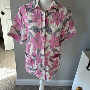 Floral Button-Up Shirt